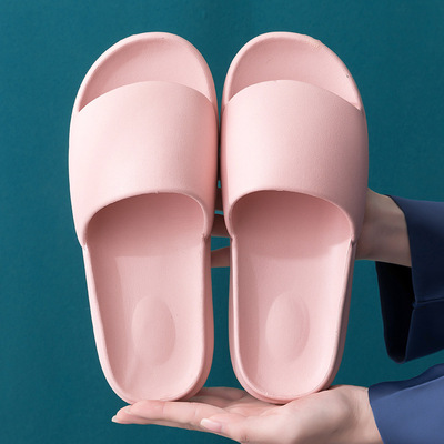 夏季拖鞋男士日式厚底耐磨室内居家拖鞋情侣浴室EVA软底凉拖鞋女