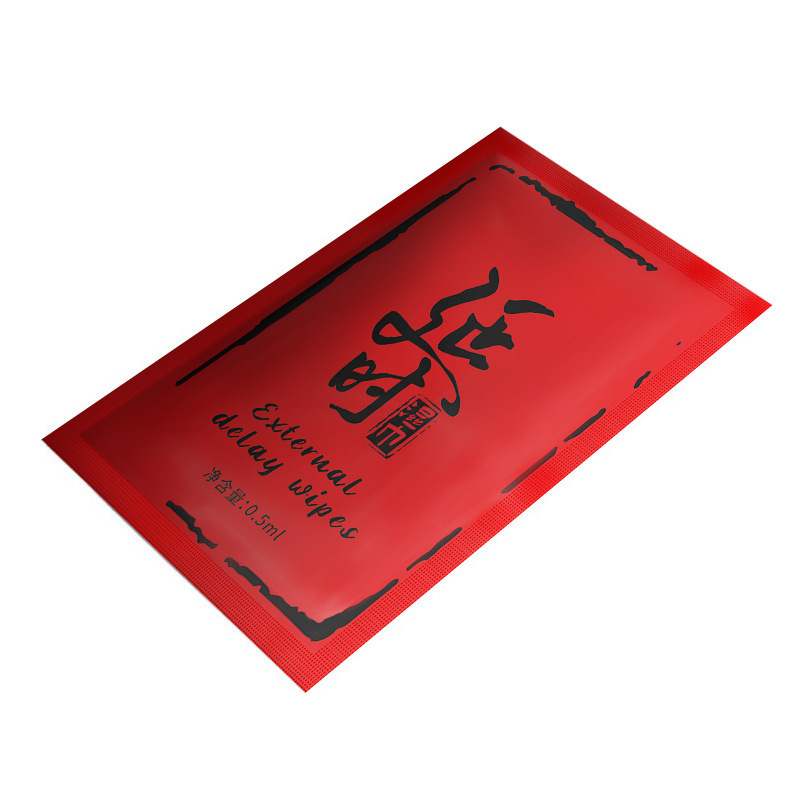 두아이 딜레이 물티슈 싱글팩(레드)