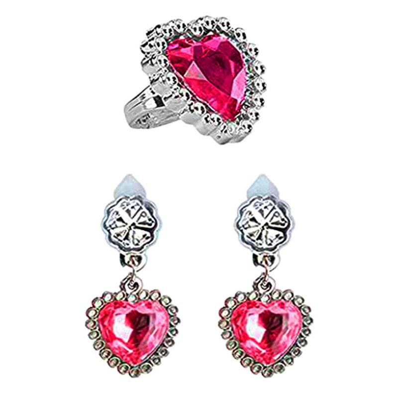 Замороженные серьги кольца принцессы Эльзы подходят девушкам акриловые аксессуары для ушей с бриллиантами