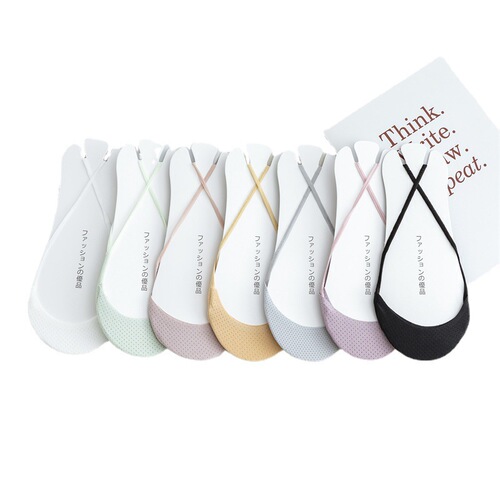 Suspender socks boat socks women's sponge foot pads half-palm invisible socks ultra-thin summer high heels mesh breathable women's socks