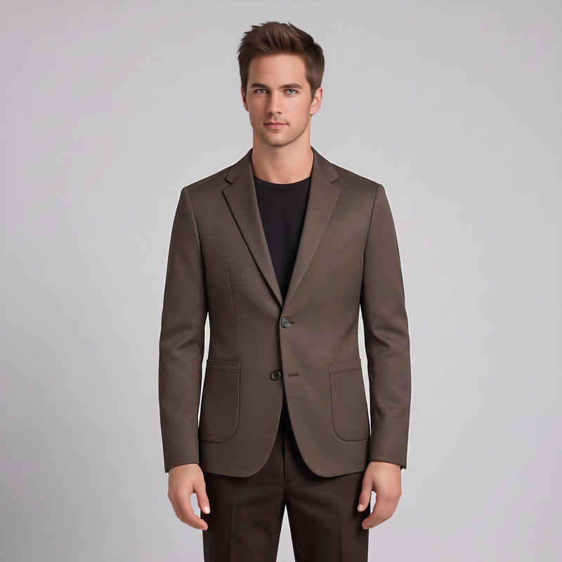 2026 Autumn/Winter Men's Slim-Fit Casual Single-Breasted Business Blazer, Solid Color Youth Suit, Cross-Border 2026 Autumn/Winter Men's Slim-Fit Casual Single-Breasted Business Blazer, Solid Color Youth Suit, Cross-Border