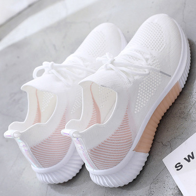 Spring and summer new pattern Old Beijing Cloth shoes lady White shoes summer leisure time Hollow ventilation run Mesh shoes Manufactor
