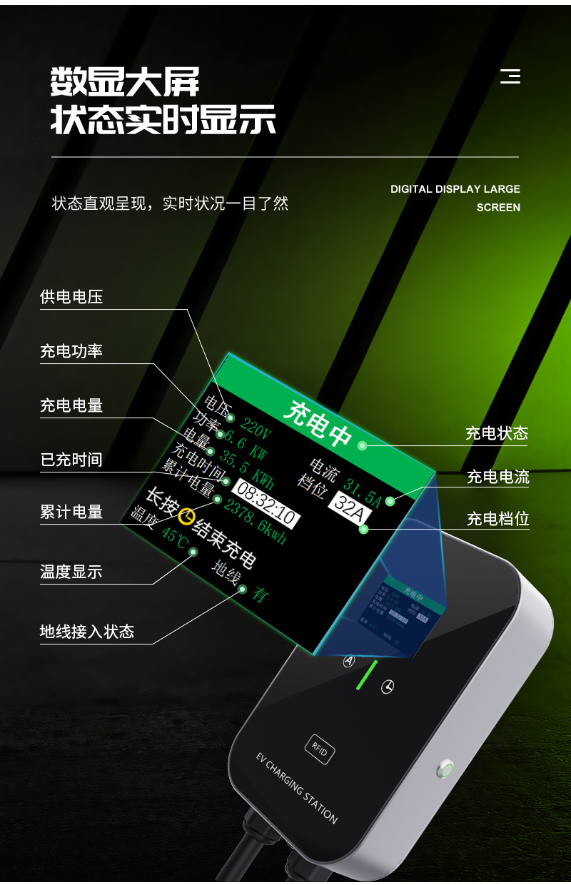Customized Export European Standard New Energy Wall-Mounted Multi-Functional Charging Station Universal Non-Standard Charging Gun Charging Station