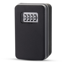 家用壁挂式钥匙箱 房产中介密码钥匙盒 挂墙房门口钥匙密码盒