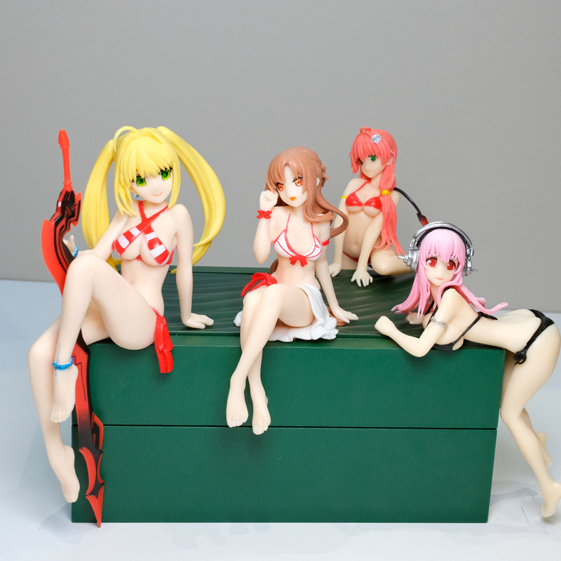 Girl Series of Ornaments Decoration Nero Seba Sonna Ornaments Decoration Pressed Instant Noodles Ornaments