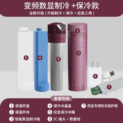 refrigerator box for medicine car, Soyuducular - box4-side-screen-cooling-cold-preservation-standard-version-red