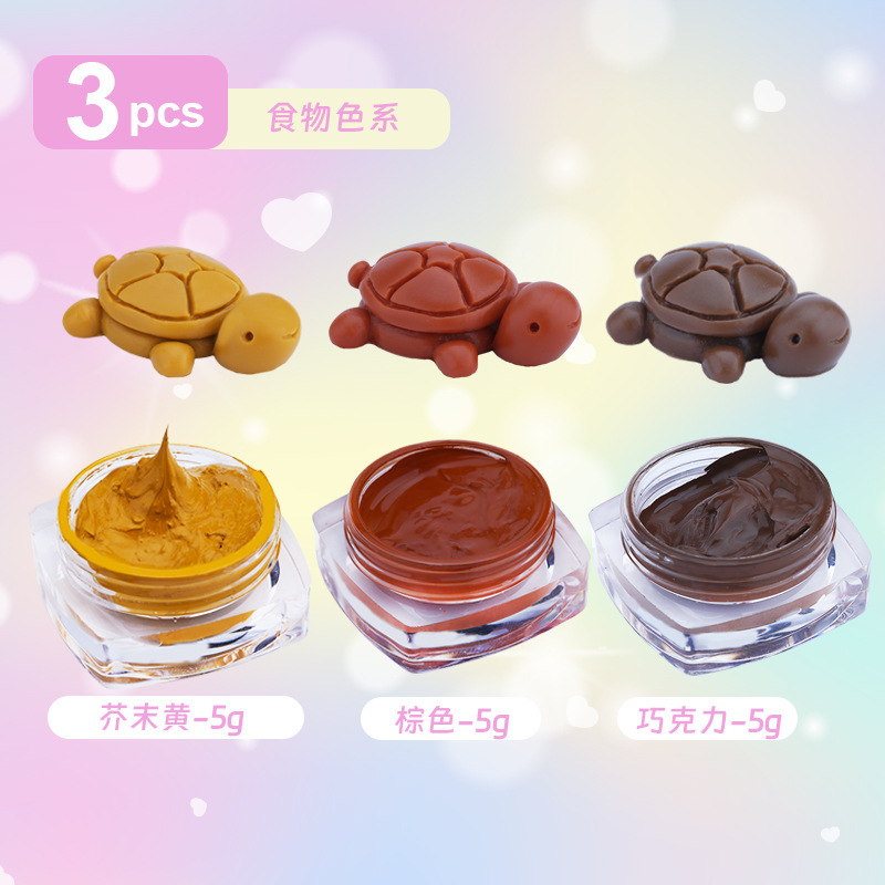 巧巧5g装つまみ色膏マカロン油性クリームDIYつまみ楽シリカゲル色膏カラー顔料セット|undefined