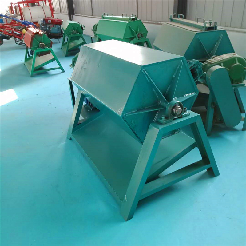 莱西 氧化钢板除锈抛光机 1000升大容量滚筒式抛光机