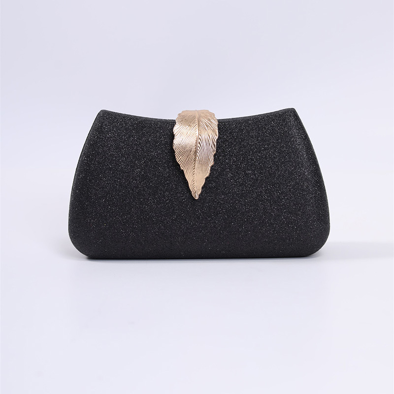 New European and American evening dress handbag, elegant cheongsam banquet bag, charming lady leaf shoulder bag