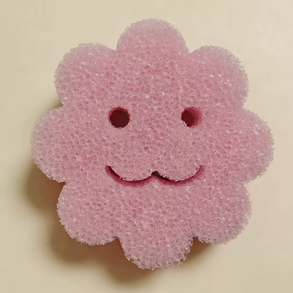 东莞源头厂家定制温感海绵擦高密度pu聚氨酯感温洗碗海绵