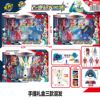 Genuine variable toy, set, weapon, robot, doll, monster for boys with light music, Superman, Birthday gift