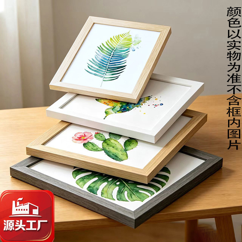 Cross-Border Wooden Photo Frame Creative Desktop Display Calligraphy and Painting Frame 6inch 8inch 10inch Wall-Mounted Photo Frame Wall Hanging Cross-Border Wooden Photo Frame Creative Desktop Display Calligraphy and Painting Frame 6inch 8inch 10inch Wall-Mounted Photo Frame Wall Hanging