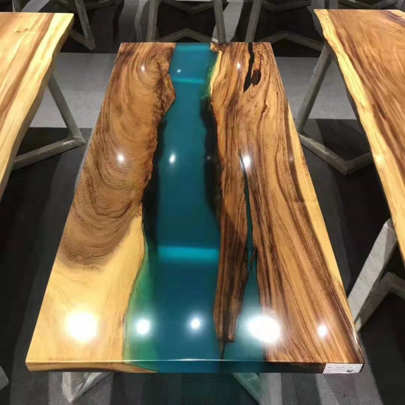 供应河流桌专用环氧树脂  河流桌专用AB胶  厚型产品水晶胶