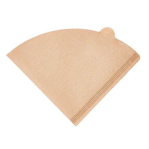 Coffee filter paper V-shape original wood pulp conical filter paper V60 type pour-over coffee fan-shaped filter paper V02 filter basket 50 pieces