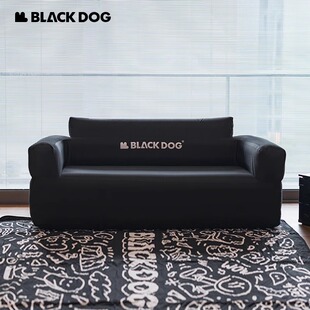 BLACKDOG black dog inflatable sofa outdoor double camping air cushion bed music festival lazy inflatable bed portable