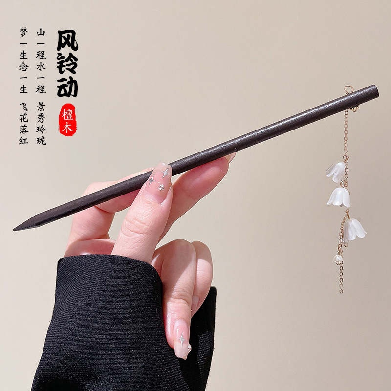 Sensitividad de alto nivel de movimiento de flujo, pinzas de cabello para mujeres nuevas orquídeas de estilo chino, pinzas de cabello de estilo antiguo, vestidos chinos, joyas de cabello, cheongsam, toques de cabeza