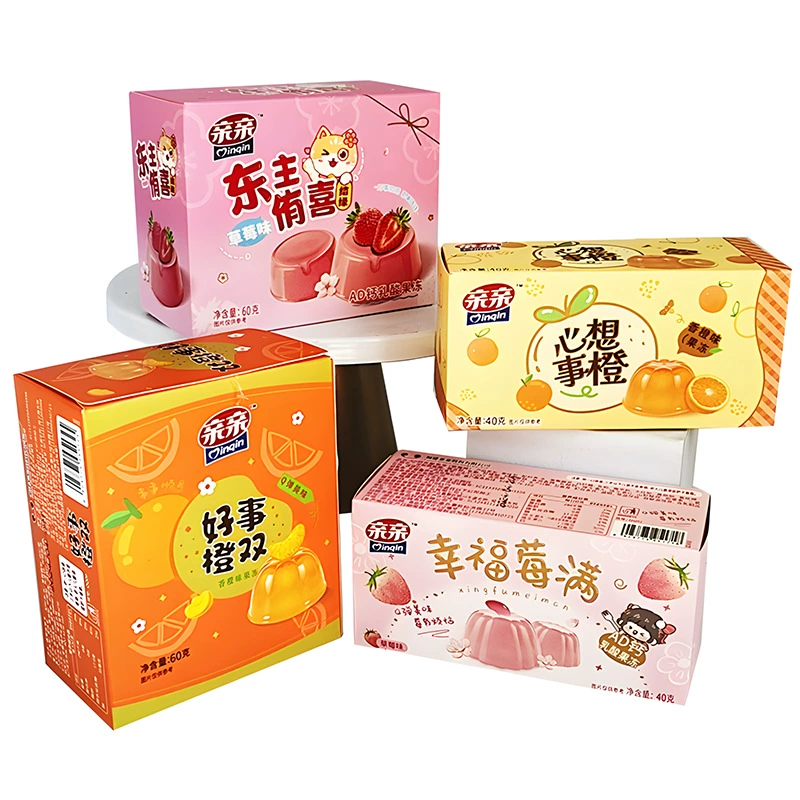 Поцелуй желе фруктовое желе маленькое желе с ручной подаркой закуски в коробке закуски желе закуски фруктовое желе конфета