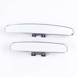 现货电镀包边条车内后视镜改装大视野汽车室内后视镜倒车辅助镜