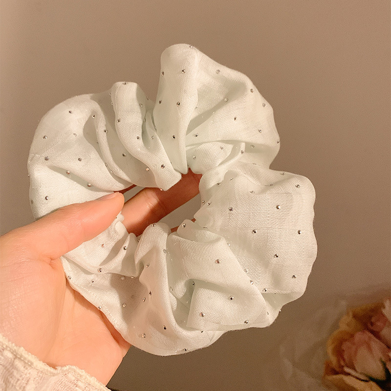 72#라이트 민트 그린 아기 호흡 머리끈