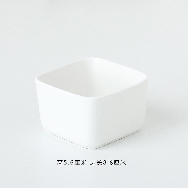 长方形碟子专用方蒸碗蒸蛋碗陶瓷烤箱小吃零食电蒸锅碗家用点心|undefined