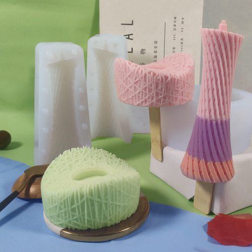 Sanxin Wenchuang Ice Cream Canton Tower Silicone Mold DIY Small Waist Popsicle Mold Bird's Nest Ice Cream Grinding Tool