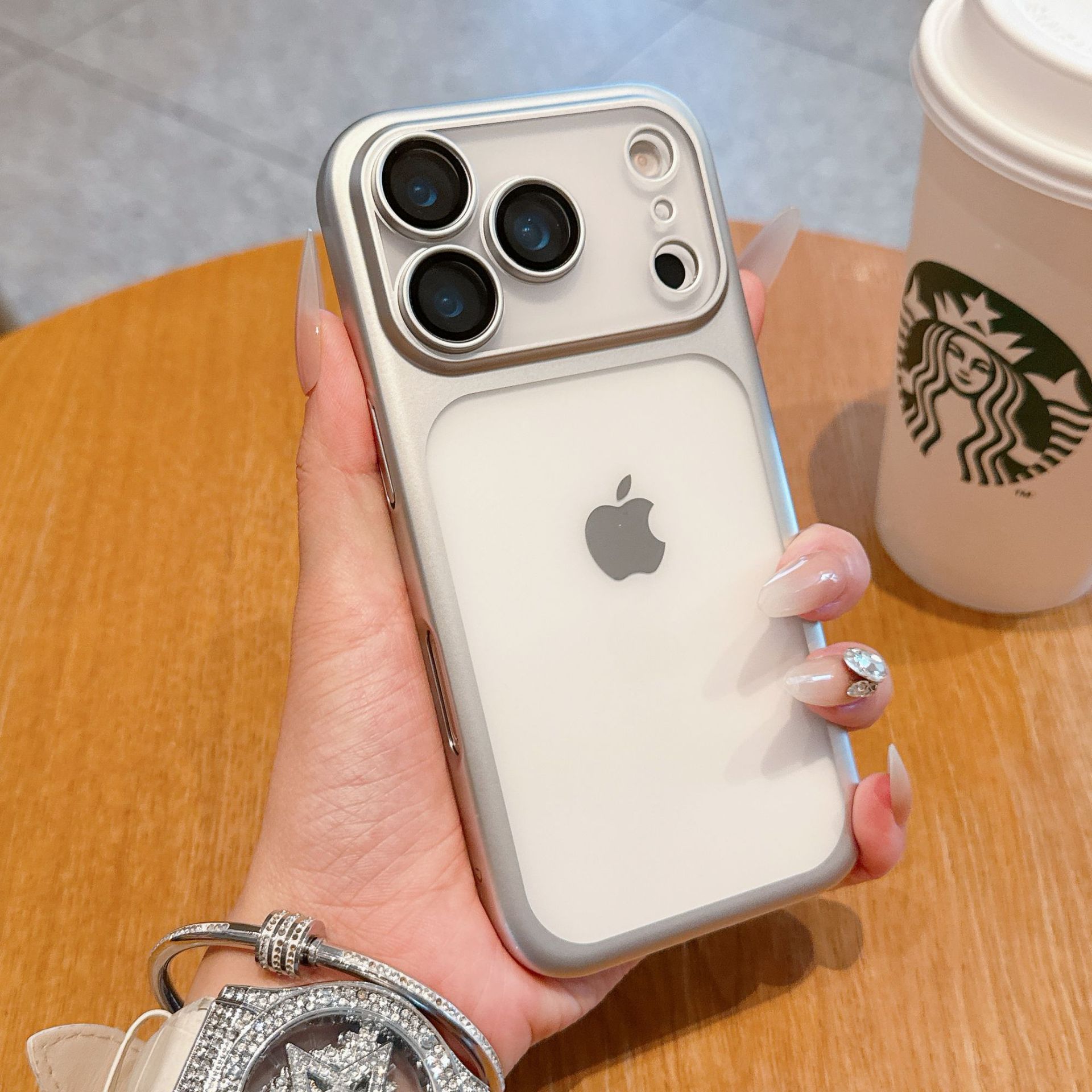 Discutir el mismo tipo de PC, caso de cambio de segundo para Apple 17PROMAX, caso de teléfono transparente para iPhone 16, caso de teléfono celular