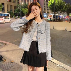 法式小香风外套女2025新款爆款秋季短款小个子精致女生设计感小众