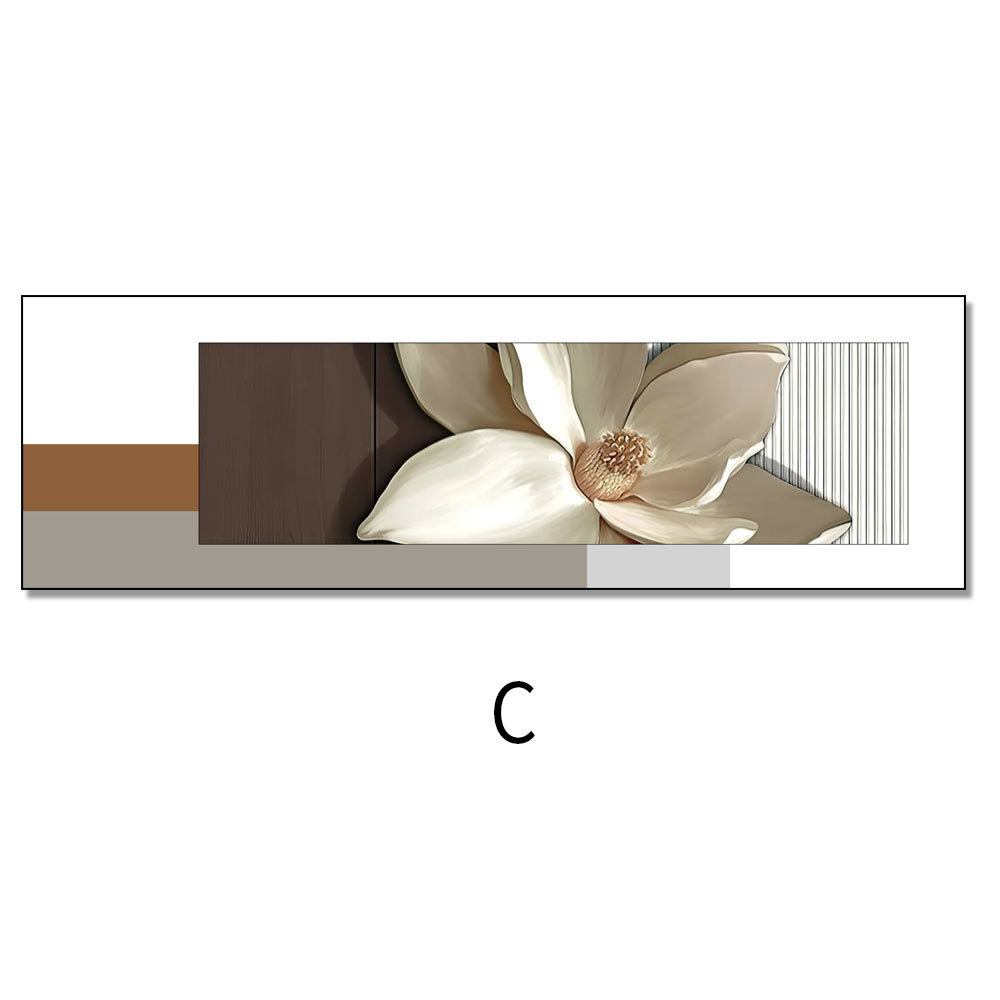 Dormitorio de noche pintura decorativa moderno estilo minimalista sala de estar de fondo colgante de pared pintura simple Flor de alto grado