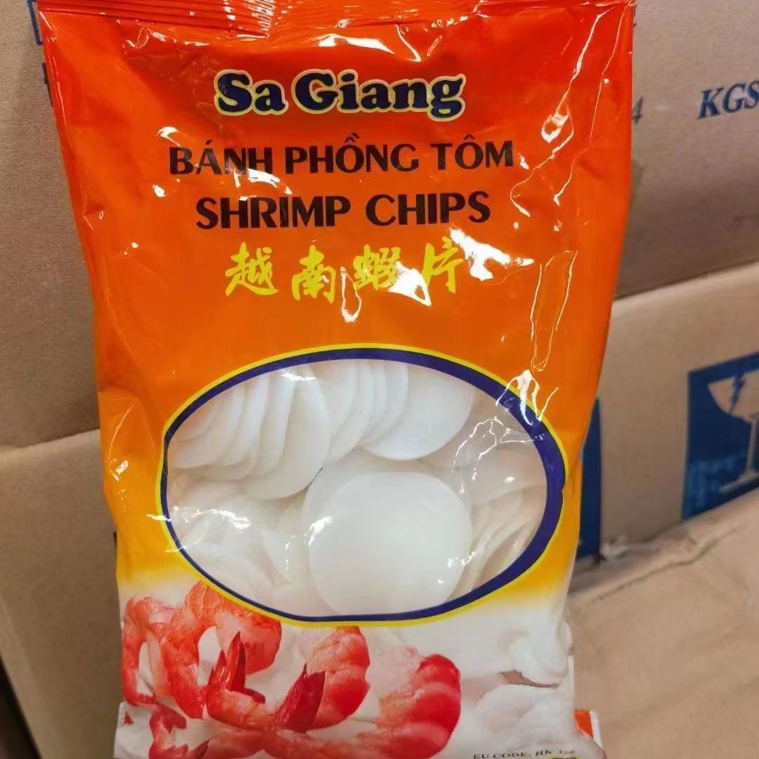 越南沙江虾片 PHONG TOM风味生虾片每包200克