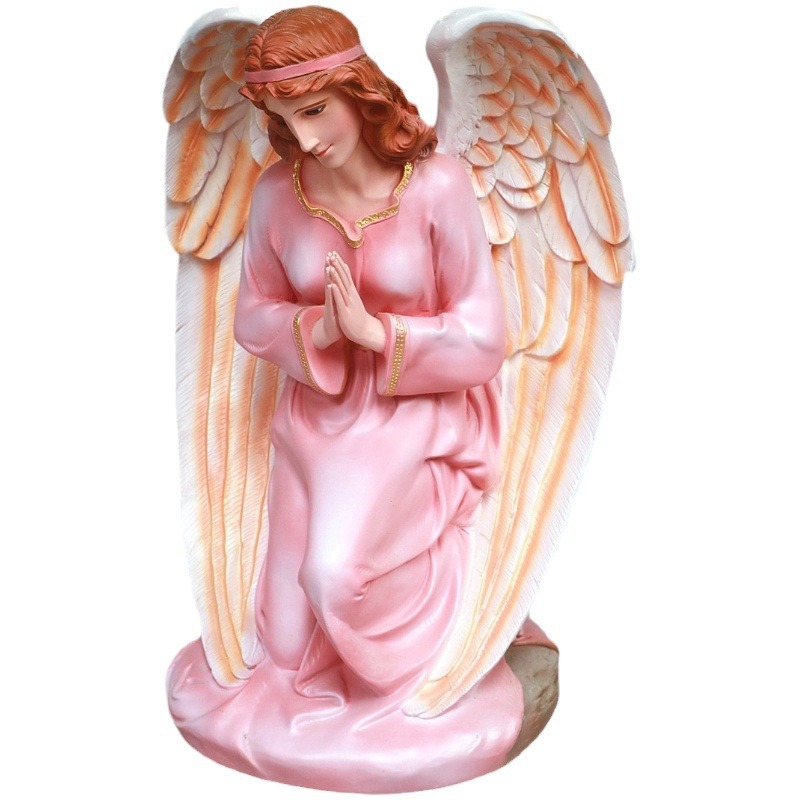70cm de rodillas ángel mano
