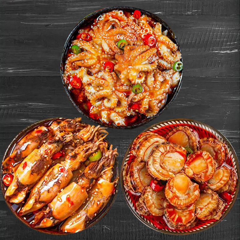 문어 + 바다토끼 + 가리비 [품질 3캔] §