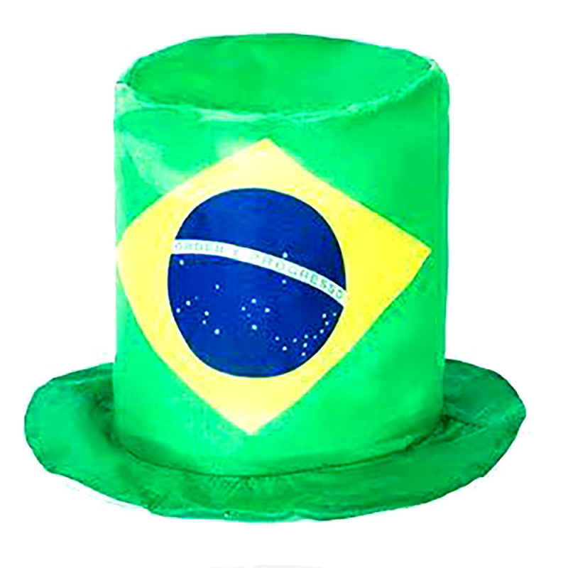 Sombrero de Animación con Bandera de Terciopelo Decorativo para Eventos Deportivos y Fiestas image 5