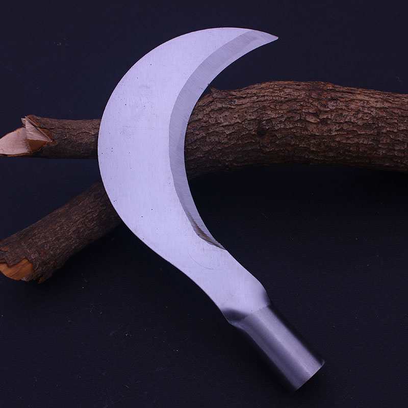 家用镰刀割草刀农用工具钓鱼砍柴廉收割玉米砍割两用锋利弯刀