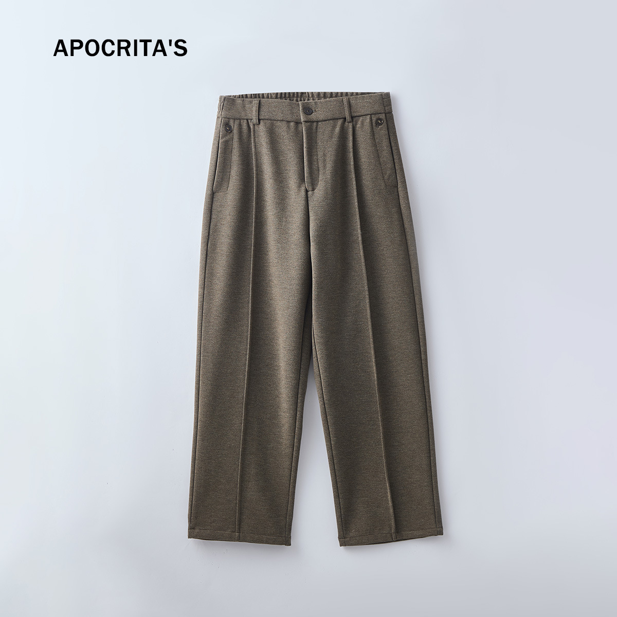 Sin devoluciones ni cambios【Liquidación por tiempo limitado a un precio súper bajo】Pantalones casuales holgados y rectos para hombre APO, para otoño e invierno