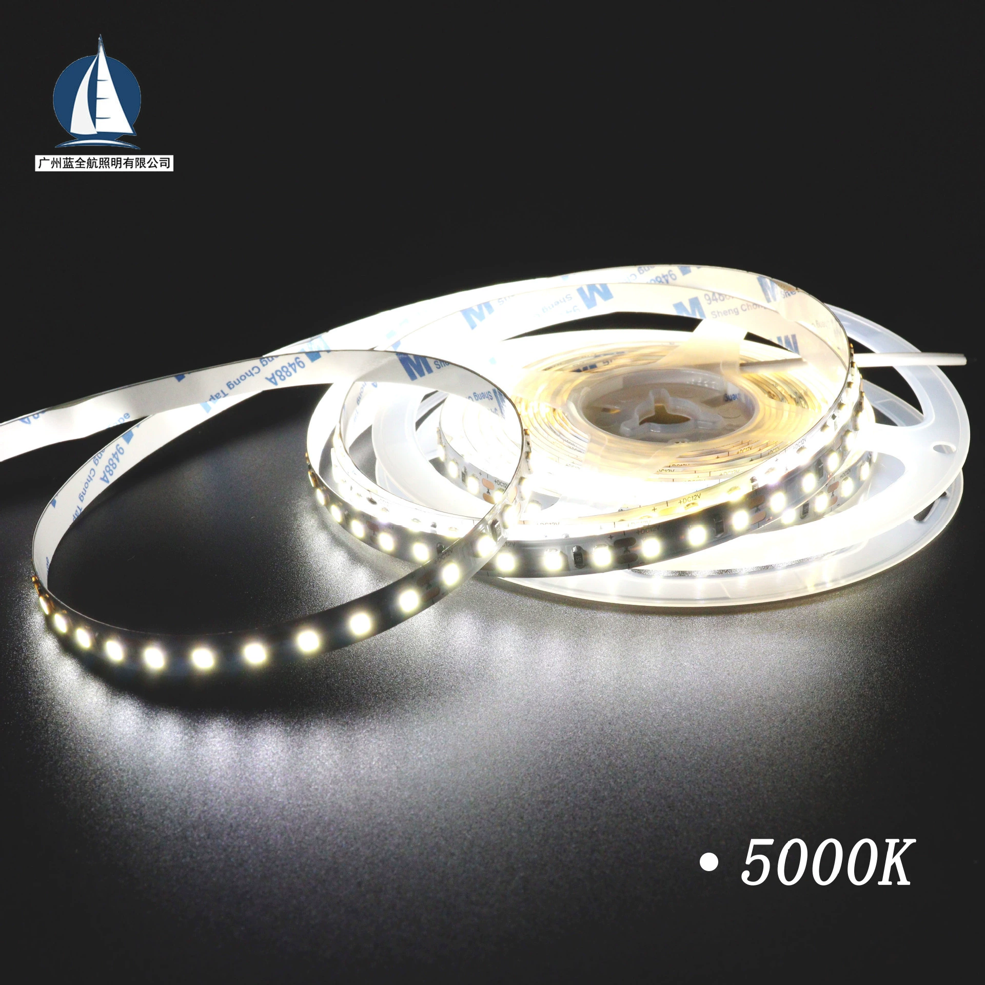 Лента ламп DC12V 2835 2700K/3500K/5000K 120 светодиодов 8MM для встраивания в винный шкаф