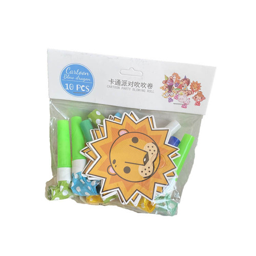 Blowing Dragon Whistle Blowing Roll Party Birthday Party Toy Long Nose Children's Whistle Cheerleading Props
