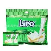批发越南进口食品Lipo面包干椰子味糕点饼干休闲零食300g16袋一箱