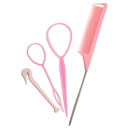 Cross-border best-selling lazy hair styling tools, home hair combing, small pulling hair needle, large pulling hair needle, styling hair removal needle