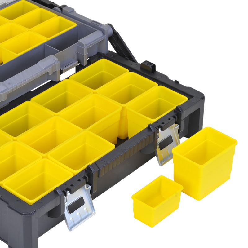 다층 접이식 도구 상자 가정용 하드웨어 다기능 휴대용 전기 수리 도구 자동차 보관함 대형
