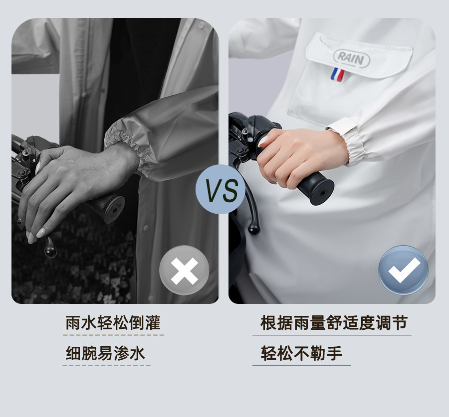 正雨雨衣女全身防暴男骑行一体式牛津布电动车雨披连体单人长款水