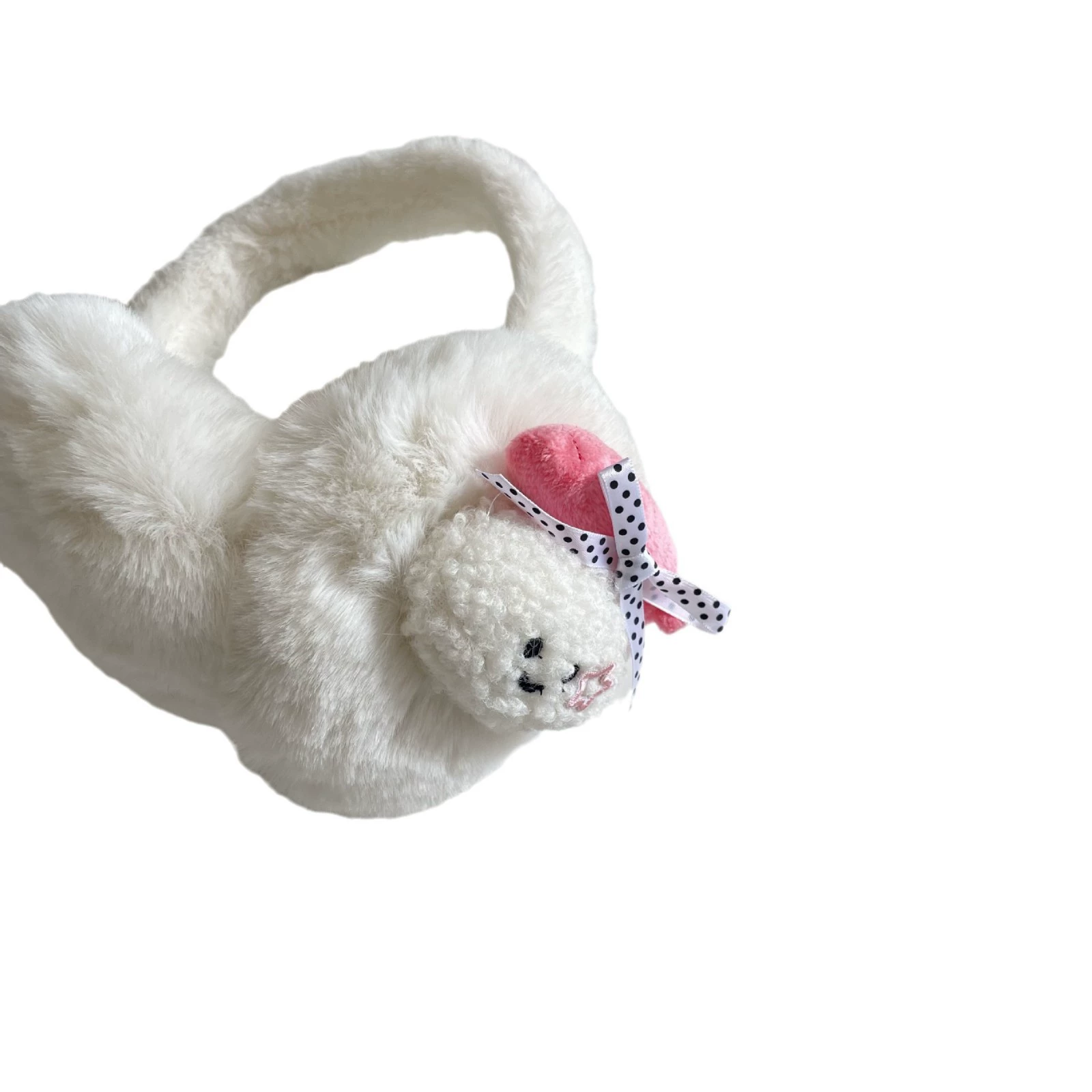 Retro children's keep warm winter three dimensional earmuffs, headphones