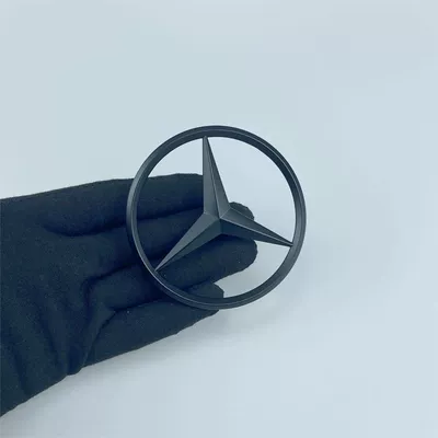 C350eL, used for modifying the — Car logo - standard-remarks-on-model-year-three-pronged-rear-mark-matte-black