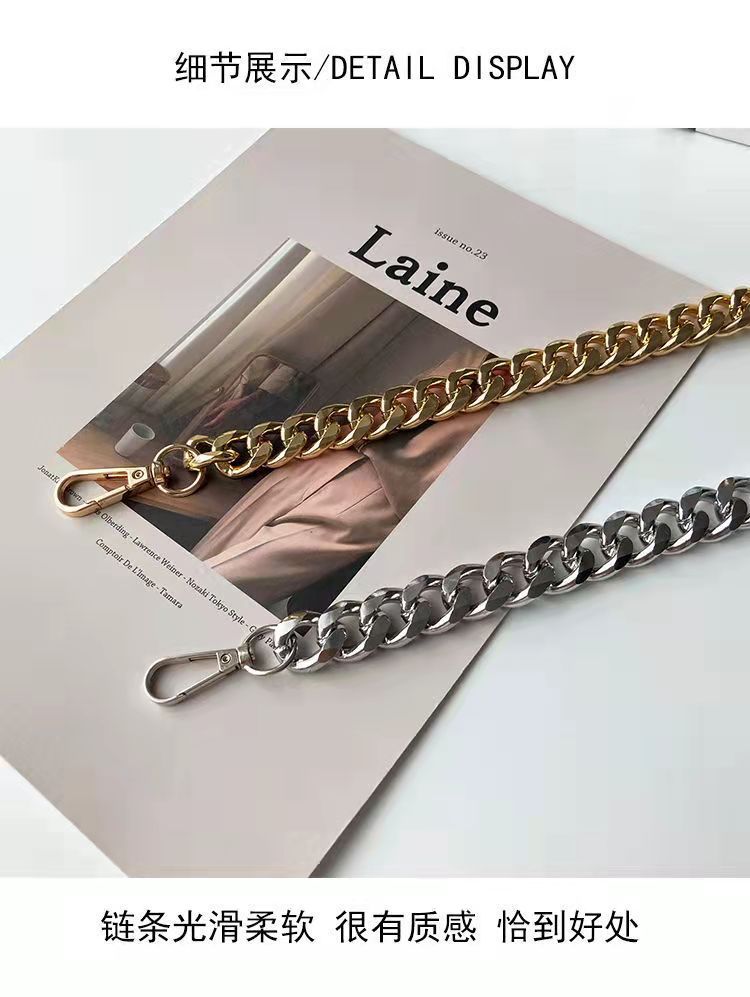 Fashion Solid Color Metal Chain Belt display picture 6