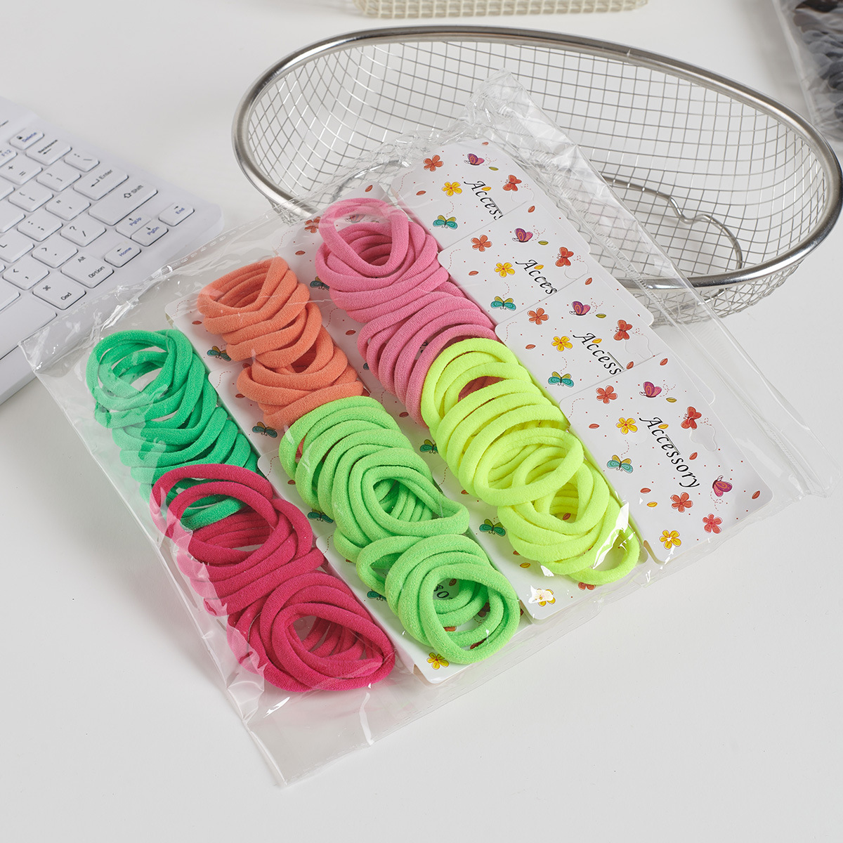 Ligas para Cabello Tipo Toalla de 72 Piezas de Tela con Alta Elasticidad Sin Costuras image 19
