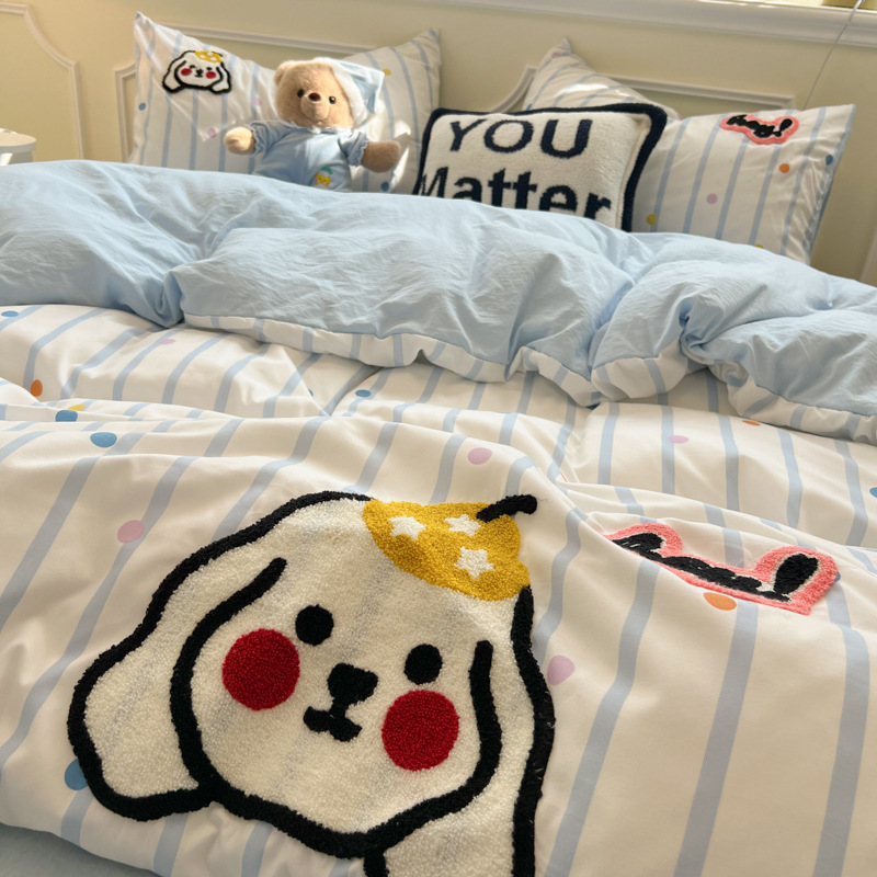 다채로운 물방울 무늬 개