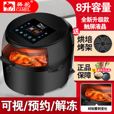 visual  capacity intelligence atmosphere household fully automatic multi-function Fryer Fries machine Cross border wholesale