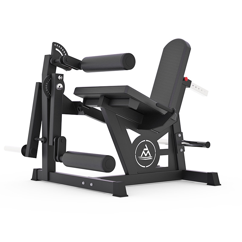 Fuente fabricante de equipos de entrenamiento de fuerza gimnasio comercial de piernas de muslos estiramiento de piernas entrenador de flexión y extensión