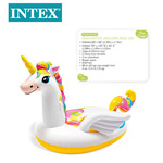 Intex, надувная водная надувная игрушка, единорог