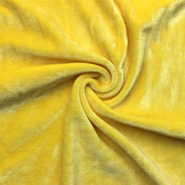 Bamboo fiber velvet bamboo fiber polyester knitted weft knitted reverse bag towel cut flannel Swan flannel clothing fabric