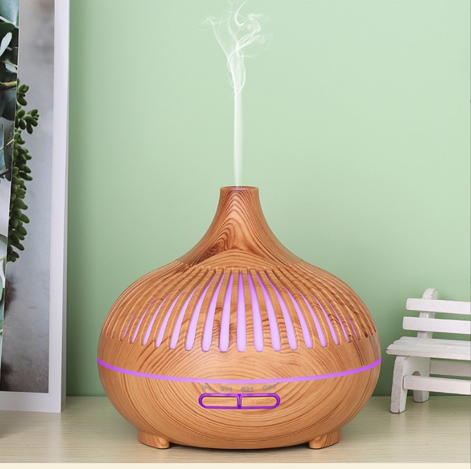 Transfronteriza de cebolla hueco máquina de aromaterapia grano de madera de cebolla humidificador Oficina instrumento de reposición de agua jaula de pájaros hogar ultrasónico